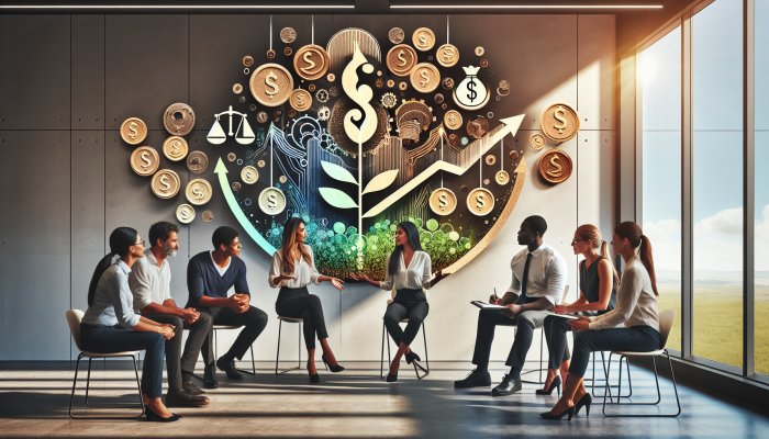 How Credit Counseling Beats Consolidation Loans: A Guide | DCL A diverse group receiving personalised financial advice from a credit counsellor in an office, with educational materials.