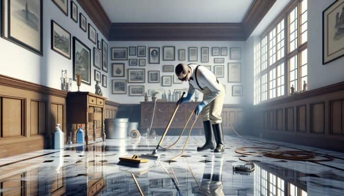 Cleaning Marble Floors Streak-Free in the Borders of Scotland