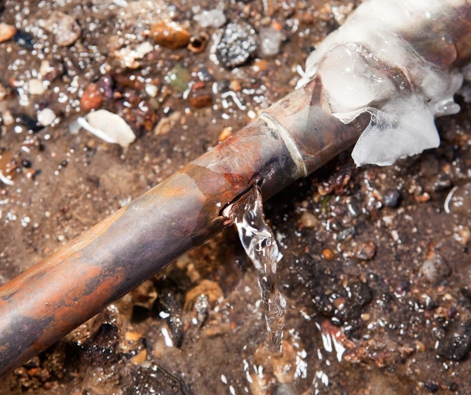 leaking pipes
