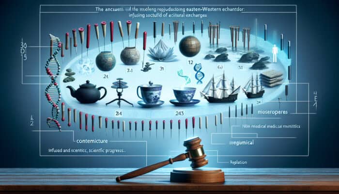 Using Acupuncture to Enhance Productivity: Timeline of acupuncture's evolution in Britain, from 17th-century to modern regulated practice blending ancient and scientific methods.