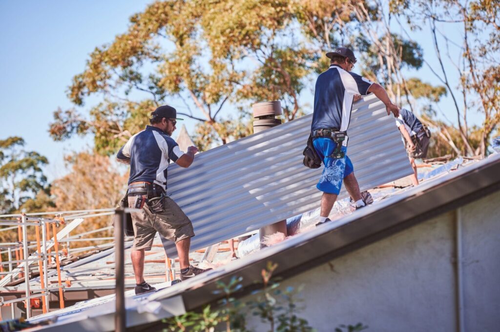 Colorbond roofing project in Charmhaven